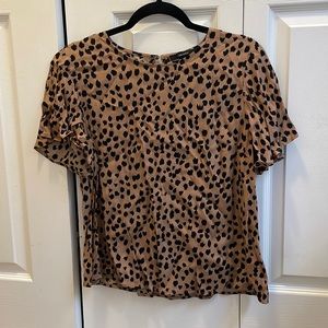 Forever21 Spotted Blouse